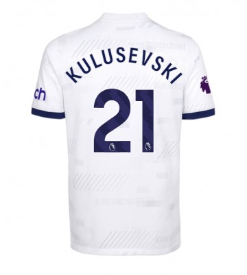 Tottenham Hotspur Dejan Kulusevski #21 Hemmatröja 2023-24 Kortärmad